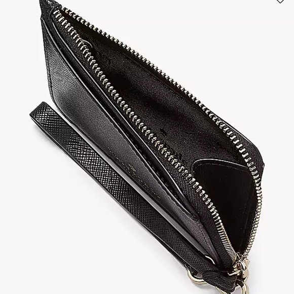 Kate Spade Schuyler Small Card Holder Wristlet
Black 
NWT - Picture 2 of 16